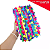 Fita Grelot Pom-Pom Em Metro - 30mm - Rolo C/ 25 Mts. COR: MULT-ESCURO - Imagem 1