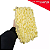 Fita Grelot Pom-Pom Em Metro - 30mm - Rolo C/ 25 Mts. COR: AMARELO-BEBE-104 - Imagem 1