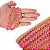 Fita Grelot Pompom Ouro - Passamanaria 10mm - Rolo C/ 25 Mts COR: PINK-312 - Imagem 1