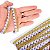 Fita Grelot Pompom Ouro - Passamanaria 10mm - Rolo C/ 25 Mts COR: LILAS-164 - Imagem 1