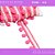 Pom Pom Cadarço Decorativo em Metro - 30mm - Rolo C/10 Metros COR: PINK-312 - Imagem 1