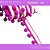 Pom Pom Cadarço Decorativo em Metro - 30mm - Rolo C/10 Metros COR: FUCSIA-06 - Imagem 1
