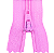 10 Ziper Comum Nylon Fino - 20cm - Nº3 - COR:ROSA-CHICLETE-140 - Imagem 1