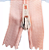 10 Ziper Comum Nylon Fino - 15cm - Nº3 - COR:SALMAO-147 - Imagem 1