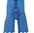 10 Ziper Comum Nylon Fino - 12cm - Nº3 - COR:AZUL-HORTENCIA-182 - Imagem 1