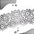 Renda Guipir CHL-573 Entremeio 12.0 Cm -  Rolo C/13.7 Metros Cor:Prata - Imagem 4
