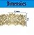 Renda Guipir CHL-573 Entremeio 12.0 Cm -  Rolo C/13.7 Metros Cor:Ouro - Imagem 3