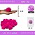 Pom Pom Pelucia - 50mm - Unidade COR: PINK-312 - Imagem 1