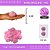 Pom Pom Pelucia - 50mm - Pct C/2 Unid. COR: ROSA-CHICLETE-140 - Imagem 1