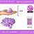 12 Unid. - Pom Pom Pelucia - 50mm COR: MULT-12 (LILAS/ROXO) - Imagem 1