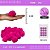 12 Unid. - Pom Pom Pelucia - 50mm COR: PINK-312 - Imagem 1