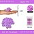 12 Unid. - Pom Pom Pelucia - 50mm COR: LILAS-164 - Imagem 1