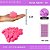 Pom Pom Pelucia - 50mm - Pct C/50 Unid. COR: ROSA-NEON-03 - Imagem 1