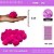 Pom Pom Pelucia - 50mm - Pct C/50 Unid. COR: PINK-312 - Imagem 1