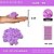 Pom Pom Pelucia - 50mm - Pct C/50 Unid. COR: LILAS-164 - Imagem 1