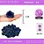 Pom Pom Pelucia - 70mm - Pct C/2 Unid. COR: MARINHO-318 - Imagem 1