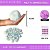 Pom Pom Pelucia - 100mm (10Cm) - Pct C/12 Unid. COR: MULT-10 (BRANCO/AZUL) - Imagem 1