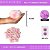 Pom Pom Pelucia - 100mm (10Cm) - Pct C/2 Unid. COR: MULT-17 (BRANCO/ROSABB) - Imagem 1