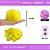 Pom Pom Pelucia - 100mm (10Cm) - Pct C/2 Unid. COR: AMARELO-CANARIO-106 - Imagem 1