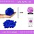 Pom Pom Pelucia - 100mm (10Cm) - Unidade COR: AZUL-ROYAL-207 - Imagem 1