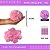 Pom Pom Pelucia C/Elastico - 100mm (10Cm) - Pct C/25 Unid. COR: ROSA-CHICLETE-140 - Imagem 1