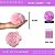 Pom Pom Pelucia C/Elastico - 100mm (10Cm) - Pct C/25 Unid. COR: ROSA-CANDY-133 - Imagem 1