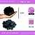 Pom Pom Pelucia C/Elastico - 100mm (10Cm) - Pct C/25 Unid. COR: PRETO-310 - Imagem 1