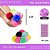 Pom Pom Pelucia - 50mm - Pct C/50 Unid. COR: MIX-DE-CORES - Imagem 1