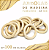 Argola De Madeira Para Artesanato - Tam: 58mm - Pct C/100 Unidades - Imagem 1