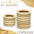 Argola De Madeira Para Artesanato - Tam: 58mm - Pct C/100 Unidades - Imagem 2