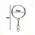Argola De Chaveiro Reforçada- 24mm - Pct C/100 Unid. Cor:Prata - Imagem 2