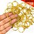 Argola De Chaveiro Reforçada- 24mm - Pct C/1000 Unid. Cor:Ouro - Imagem 1