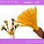 100 Haste De Chenille Limpador De Cachimbo Fios Artesanato 30cm Cor:Amarelo-0025 - Imagem 1