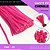 100 Haste De Chenille Limpador De Cachimbo Fios Artesanato 30cm Cor:Pink-312 - Imagem 1