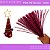 100 Haste De Chenille Limpador De Cachimbo Fios Artesanato 30cm Cor:Pink-Metalico - Imagem 1