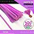 100 Haste De Chenille Limpador De Cachimbo Fios Artesanato 30cm Cor: Fucsia-06 - Imagem 1