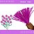 100 Haste De Chenille Limpador De Cachimbo Fios Artesanato 30cm Cor: Fucsia-0023 - Imagem 1