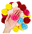 Pom Pom De Lã Fofinho - 60mm - Pct C/50 Unid. COR: AZUL-BEBE-177 - Imagem 2
