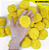 Pom Pom De Lã Fofinho - 60mm - Pct C/50 Unid. COR: AMARELO-CANARIO-106 - Imagem 1
