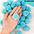 Pom Pom De Lã Fofinho - 40mm - Pct C/50 Unid. COR: AZUL-BEBE-177 - Imagem 1