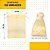 Kit 100 Saco De Organza P/ Lembrancinha - 13x18 - C/ Fita De Cetim Cor:Ouro - Imagem 2