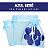 Kit 100 Saco De Organza P/ Lembrancinha - 13x18 - C/ Fita De Cetim Cor:Azul-Bebe-177 - Imagem 3