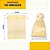 Kit 100 Saco De Organza P/ Lembrancinha - 9x12 - C/ Fita De Cetim Cor:Ouro - Imagem 2