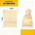 Kit 100 Saco De Organza P/ Lembrancinha - 10x15 - C/ Fita De Cetim Cor:Ouro - Imagem 2