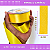Fita de Cetim Lisa - 38mm - Rolo C/50 Mts COR:AMARELO-CANARIO - Imagem 1