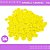 Botão de Camisaria 4 Furos 01485 Tam:24 - Pct c/144 Unid. Cor:AMARELO-CANARIO-106 - Imagem 1