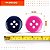 Botão de Camisaria 4 Furos 01485 Tam:18 - Pct c/144 Unid. Cor:PINK-CLARO-Y283 - Imagem 3