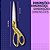 Tesoura de Alfaiate Aço Inox 10" Profissional - Costura e Modelagem COR: OURO - Imagem 2