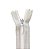 Zíper Invisível - 30Cm - Nº3 - Pct C/100 Unidades COR:BRANCO-101 - Imagem 1