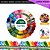 Kit 100 Meadas Para Bordado Diversas Cores Sortidas 8m/6 Fios - Imagem 1